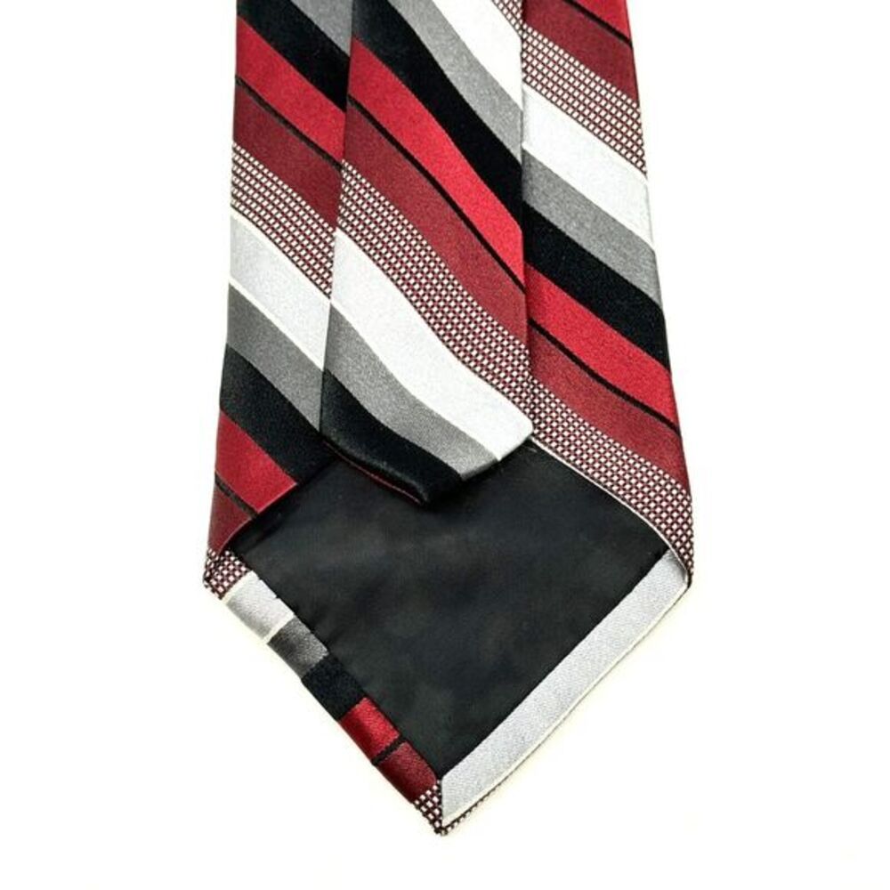 Michael Kors Multi Color Striped Men's Necktie 100% Silk 3.5" Wide 61" Long EUC